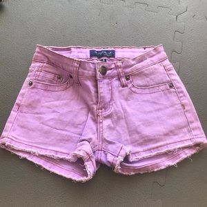 Purple shorts